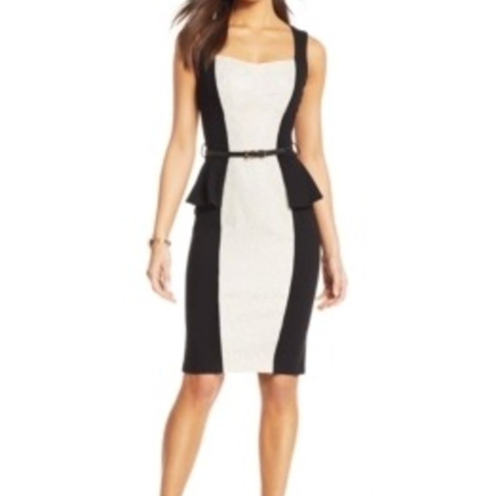 🔥SALE! Elegant W & B Peplum Dress Size 1/2